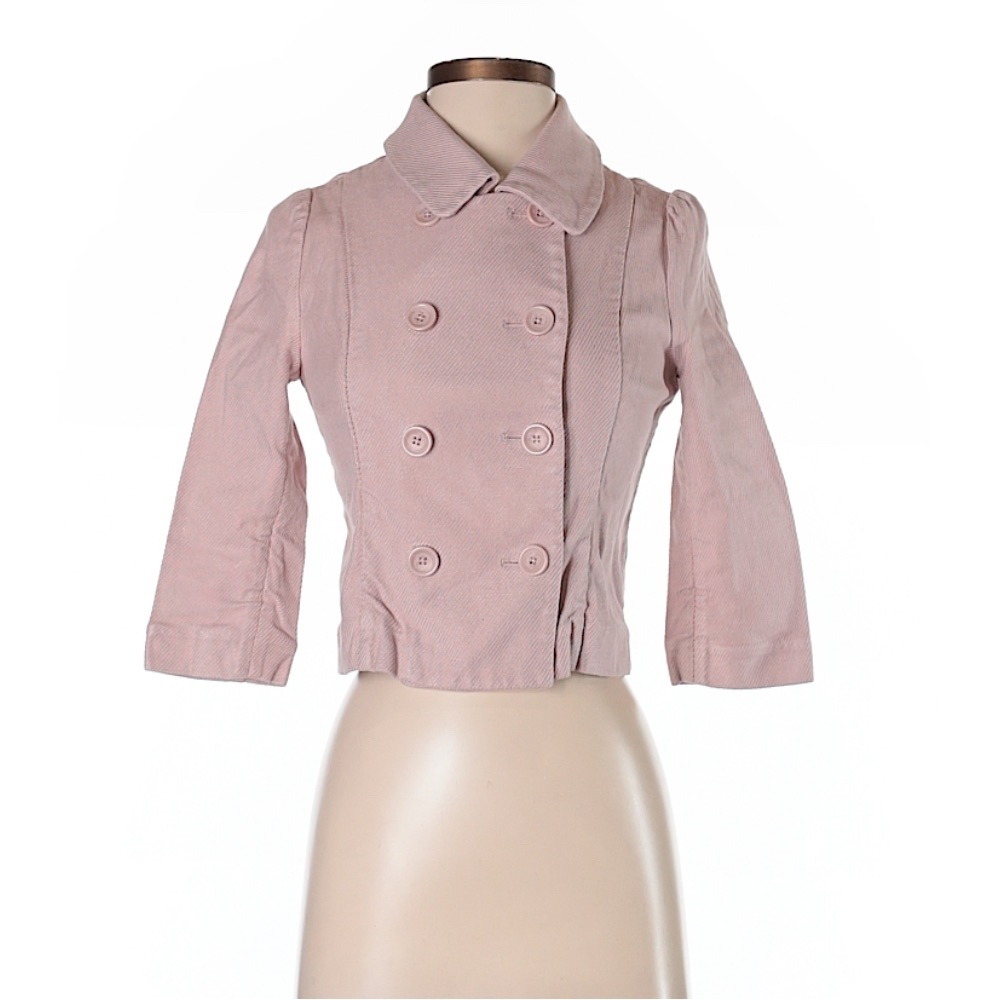 Express design studio size 4 pink jacket